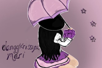 draw you a cute/kawaii picture of whatever you want and email it to you