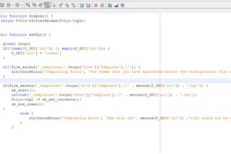 create, configure, or fix bugs in your PHP script
