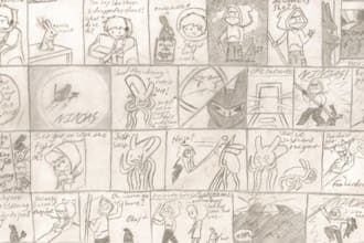 draw you a one page comic of whatever you want