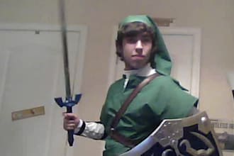 dress like Link from Legend of Zelda and do whatever you want on video, including ocarina,