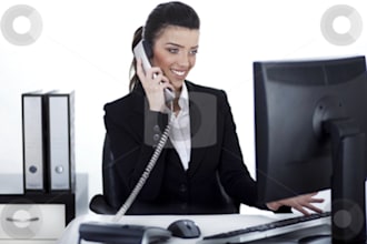 make follow up phone calls,to the candidates you are looking to hire i will make four of those calls for you only