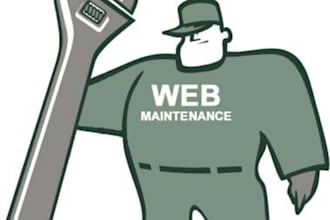 update, maintain, tweak and fix your website every month