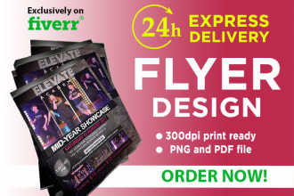 do dj, party, business flyer design, poster and leaflet for your event