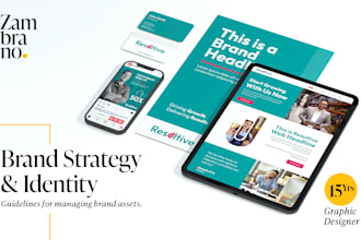 create a professional brand book and strong strategy