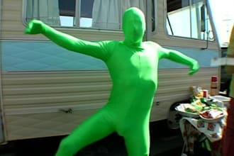 do clean things in my green man suit