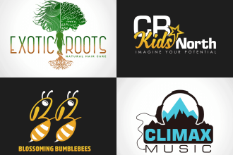 design typography or text logo