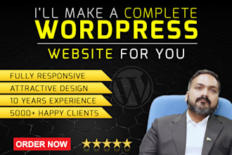 create a gorgeous wordpress website or wordpres blog