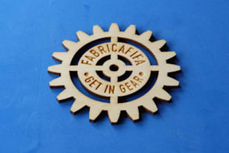 laser Cut a Custom Coaster