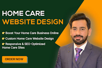 design medical, eye catchy home care website in 48 hours
