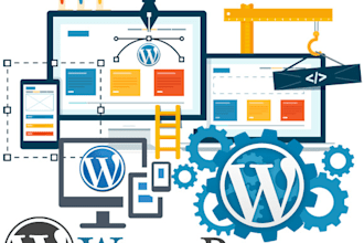create simple wordpress website