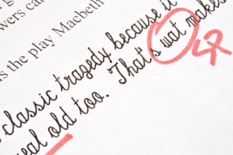 proofread up to 5000 words in either english or spanish