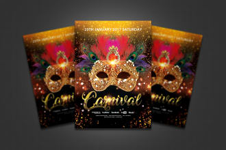 do creative party, club and church flyers in 10 hours