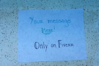 put your message underwater and send you a HD video