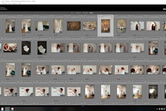 do wedding and events photo culling and select best photos