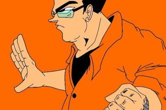 draw you as a superhero