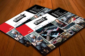 do the awesome business flyer, brochure, sales flyer design