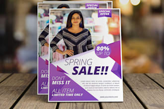 create flyers handout or brochure