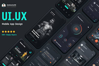 design stunning ios android ui ux for mobile app and website in figma or xd