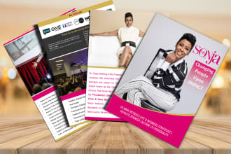 create stunning one sheet, press kit, media kit, epk, and boost your brand