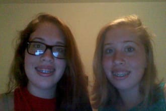 say anything you want in synchronization with my twin sister on video