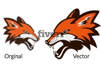 convert your logo to vector between 3h and 24h