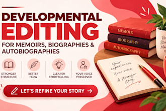 edit your memoir, biography, or autobiography