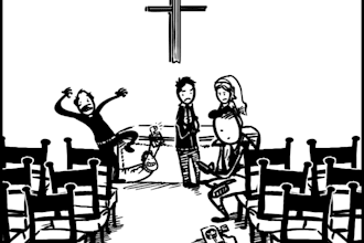 draw stick comic or simple illustration