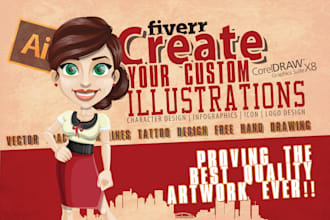 create illustrations in 24hrs