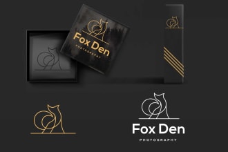 create minimalist logo design for your business or website