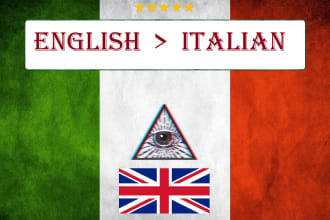 do a perfect english to italian translation