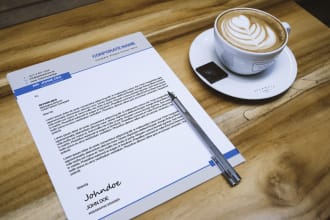 design business card, letterhead, and stationery items