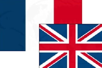 translate your documents up to 750 words from english to french