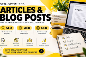 write business, tech, lifestyle, and sports articles for you