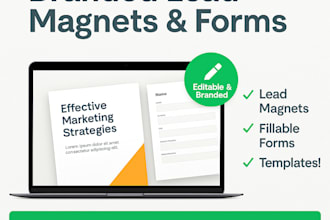 create lead magnets, fillable forms, or templates in PDF and word