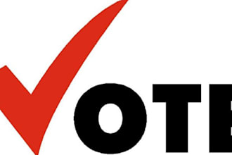 give you 50+ votes on  facebook or any of contest from separate computers, different fb accounts and defferent IP