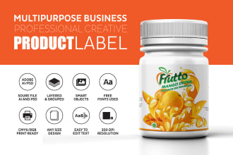 design premium label packaging for your brand