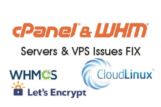 fix cpanel cloudlinux vps server issues