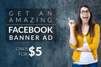 design an amazing facebook ad banner