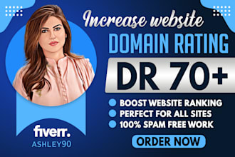 increase ahrefs domain rating dr 70 using high authority SEO backlinks