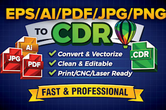vector file or logo to cdr