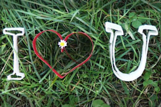write your love message in this romantic stop motion video
