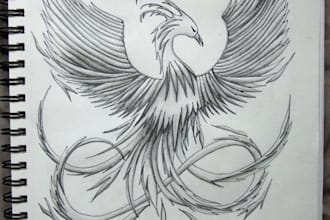 design a custom A4 tattoo sheet