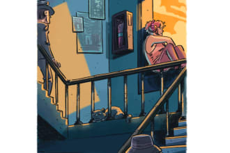 draw a pinup drawing in comic style