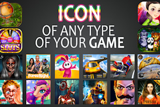 design high quality game icon