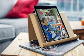 design books, magazine, newsletter for print and digital