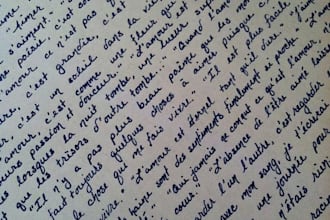 write a handwritten letter