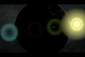 zoom in from outer space to your picture or message