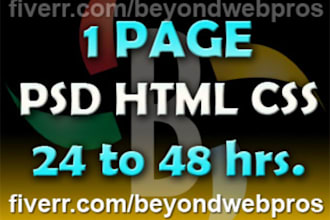 slice 1 psd design to a valid xhtml and css or html5