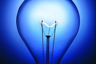 add your name or logo on my magical light bulb