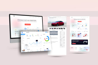 design a professional and modern website UI design in figma